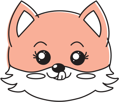 Cute Wild Animal Face - Face (550x550)