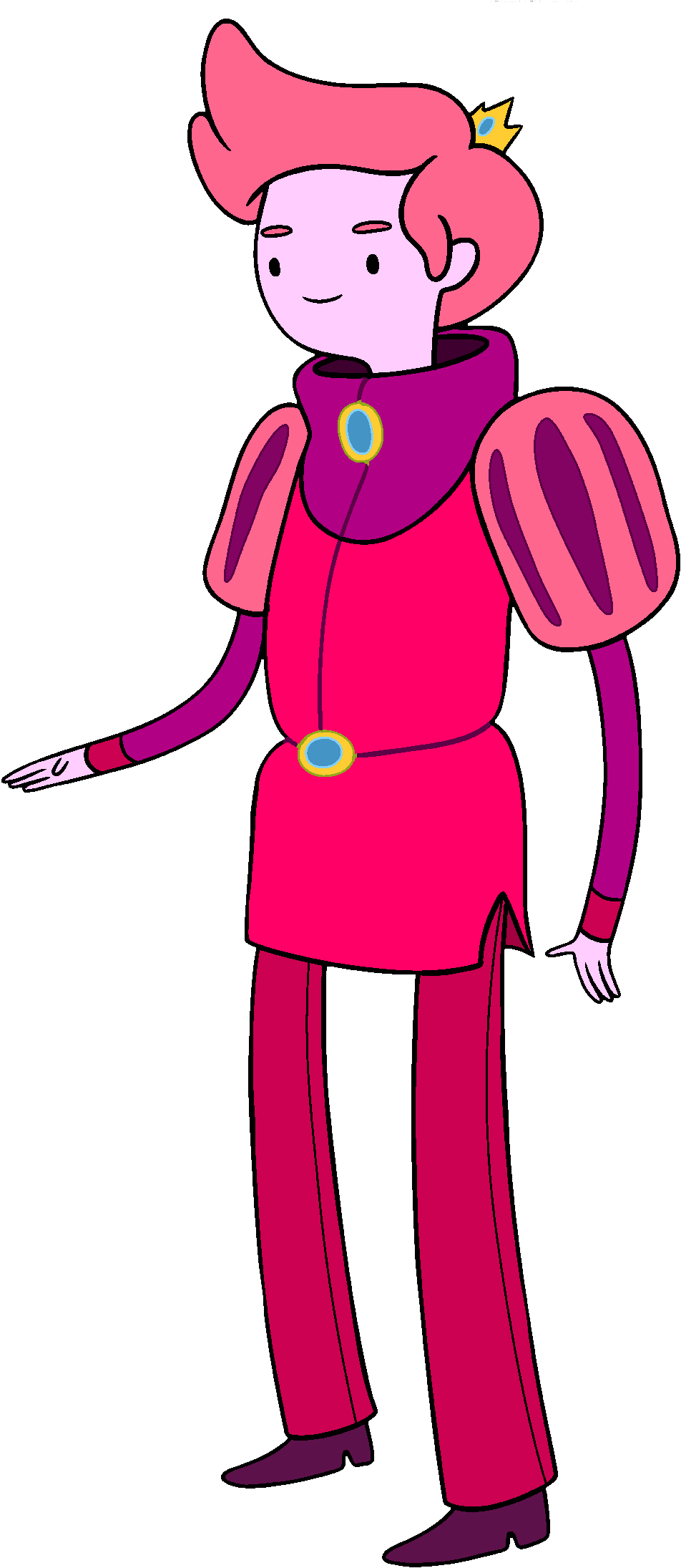 Gumball Clipart Bubblegum Girl - Adventure Time Prince Gumball (952x2190)