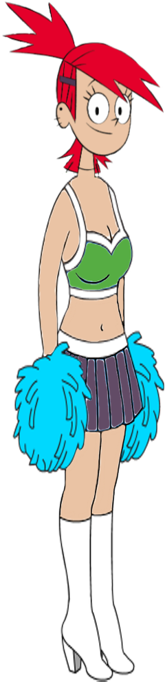 Frankie Foster As A Cheerleader By Darthranner83 - Fosters Home For Imaginary Friends (240x992)