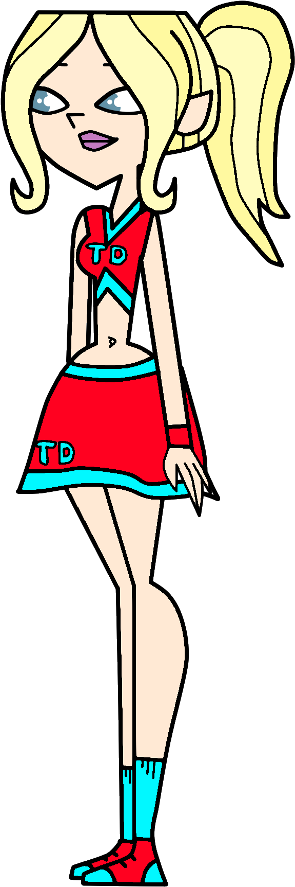 Dawn Cheerleader By Tdroti4ever Dawn Cheerleader By - Cartoon (700x2000)