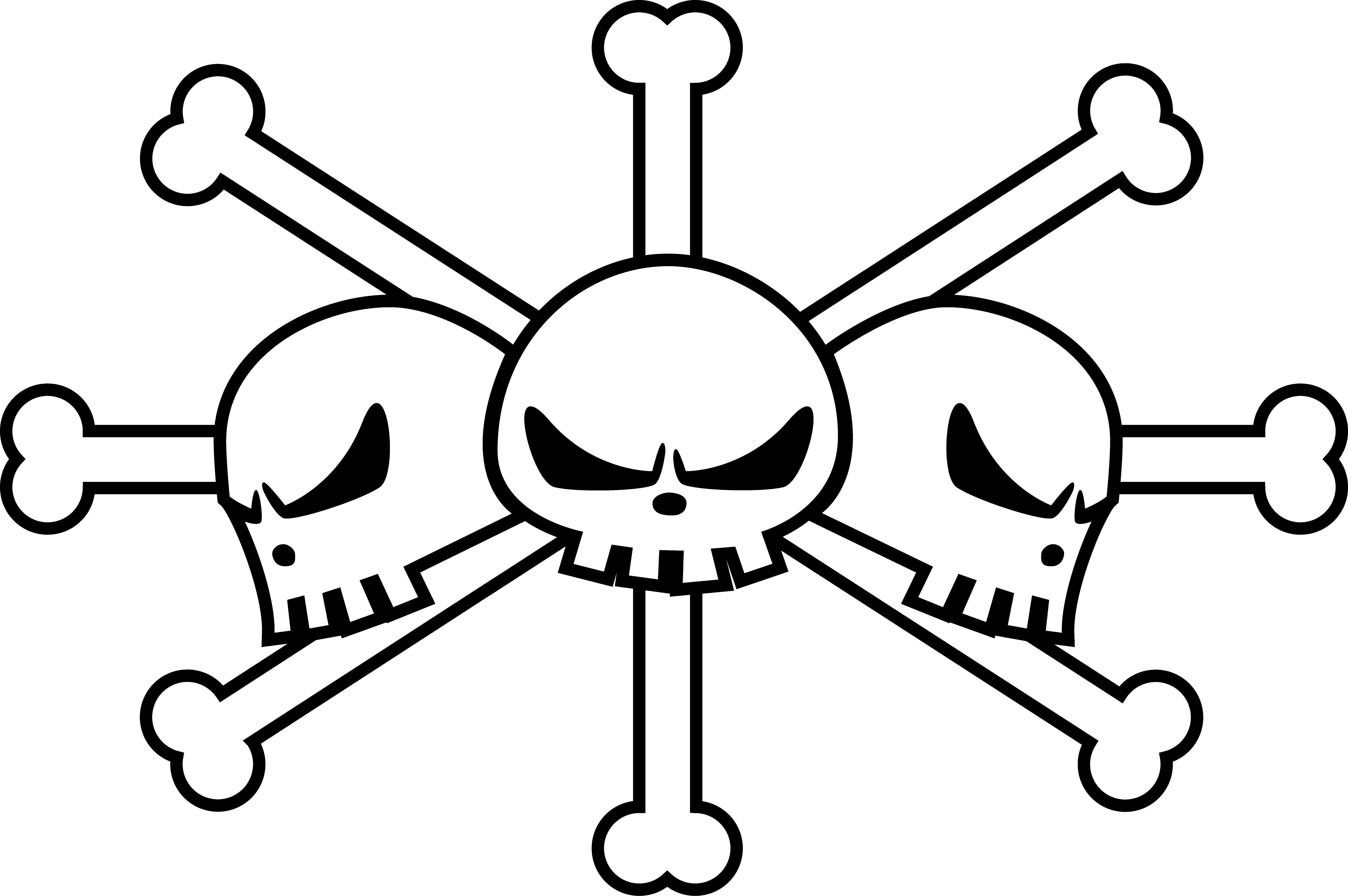 Blackbeard Pirate Flag By Wolowizzard - One Piece Jolly Roger.