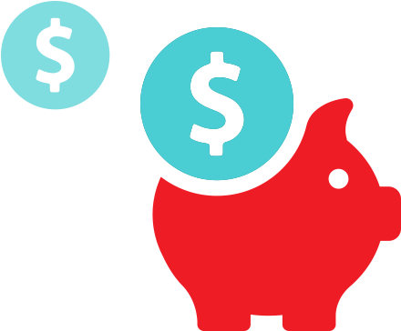 Spending Money - Safe Money Vector Png (800x400)