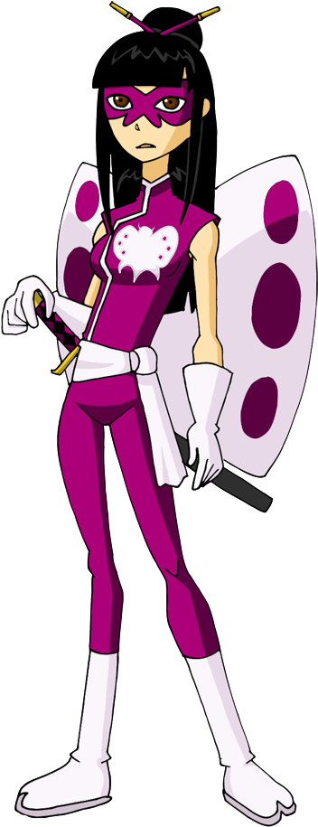 The Ninja Girl Ii By Glee-chan - Teen Titans Geisha Ninja Girl (386x924)