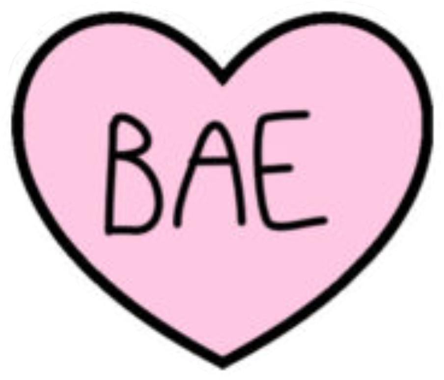 Free Cute Tumblr Stickers Transparent - Stickers Bae (1024x878)