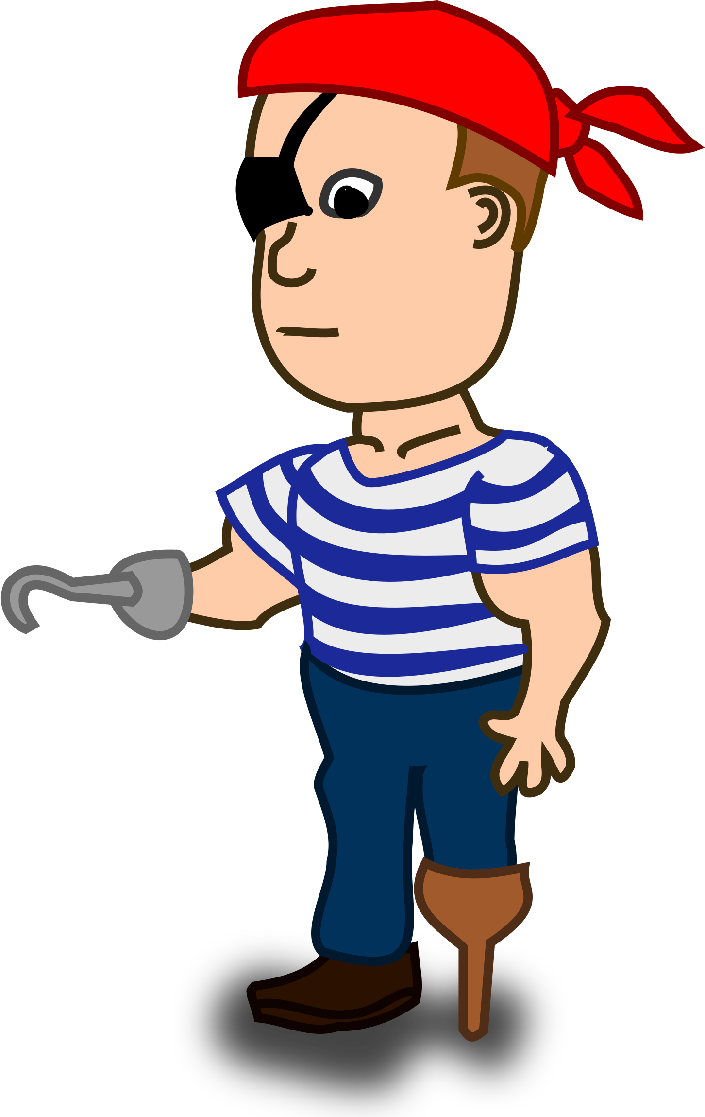 Pirate - Characters Clipart Png (2400x2400)