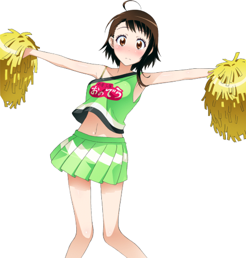 Cheerleader Kosaki - Cartoon (500x525)