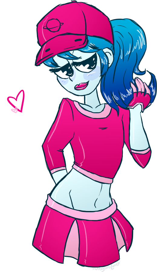 Cheerleader By Daveactualstrider Cheerleader By Daveactualstrider - Cartoon (602x980)