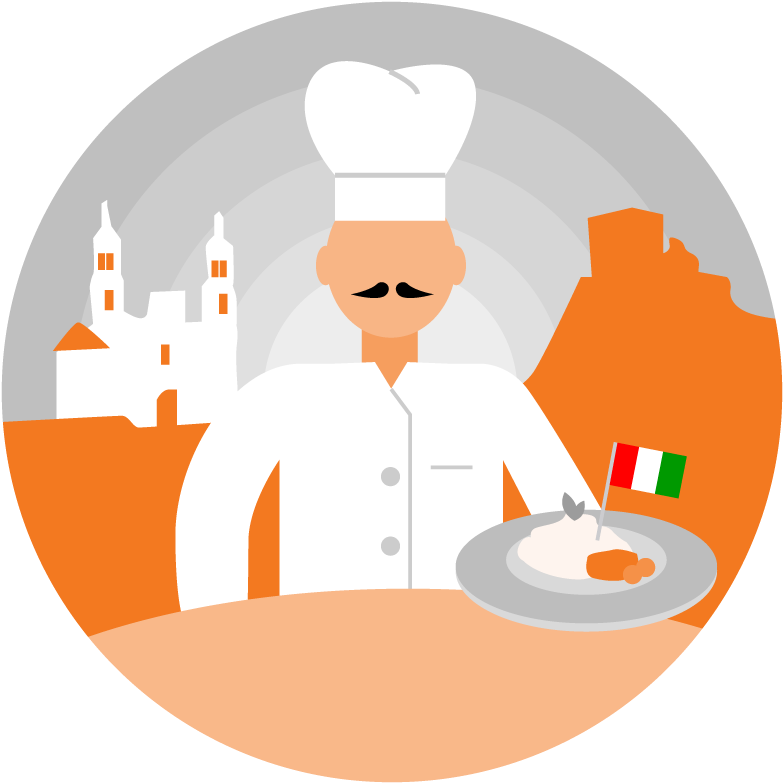 Last Year An Andalucian Hotel Chain Hired An Italian - Illustration (800x800)