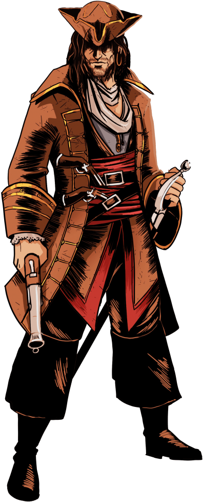 Free Png Pirate Png Images Transparent - Assassin's Creed Pirates Alonzo (1400x3000)