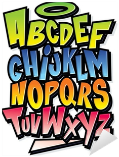 Funky Colorful Cartoon Font Type - Typeface (400x400)