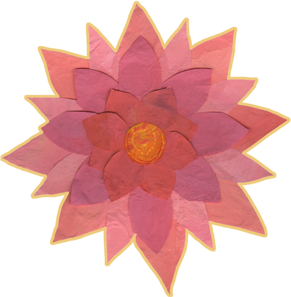 I Always Think Of Water Lilies As Rather Exotic, Tropical - Clip Art (600x605)