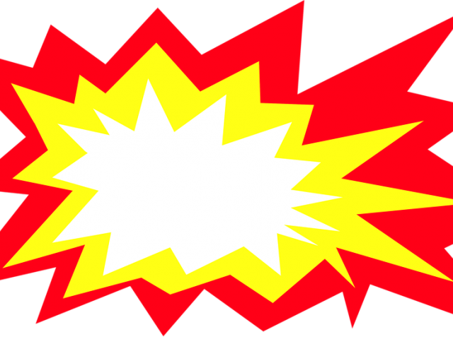 Starburst Clipart Blast Off - Explosion Clipart (640x480)