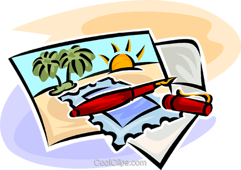Postcard Clipart Clip Art - Postcard Clipart Clip Art (480x339)