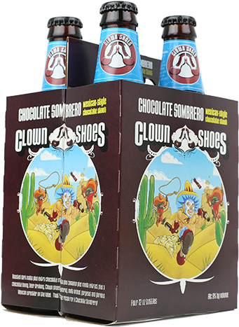Clown Shoes Chocolate Sombrero Mexican Imperial Stout - Beer Bottle (480x482)