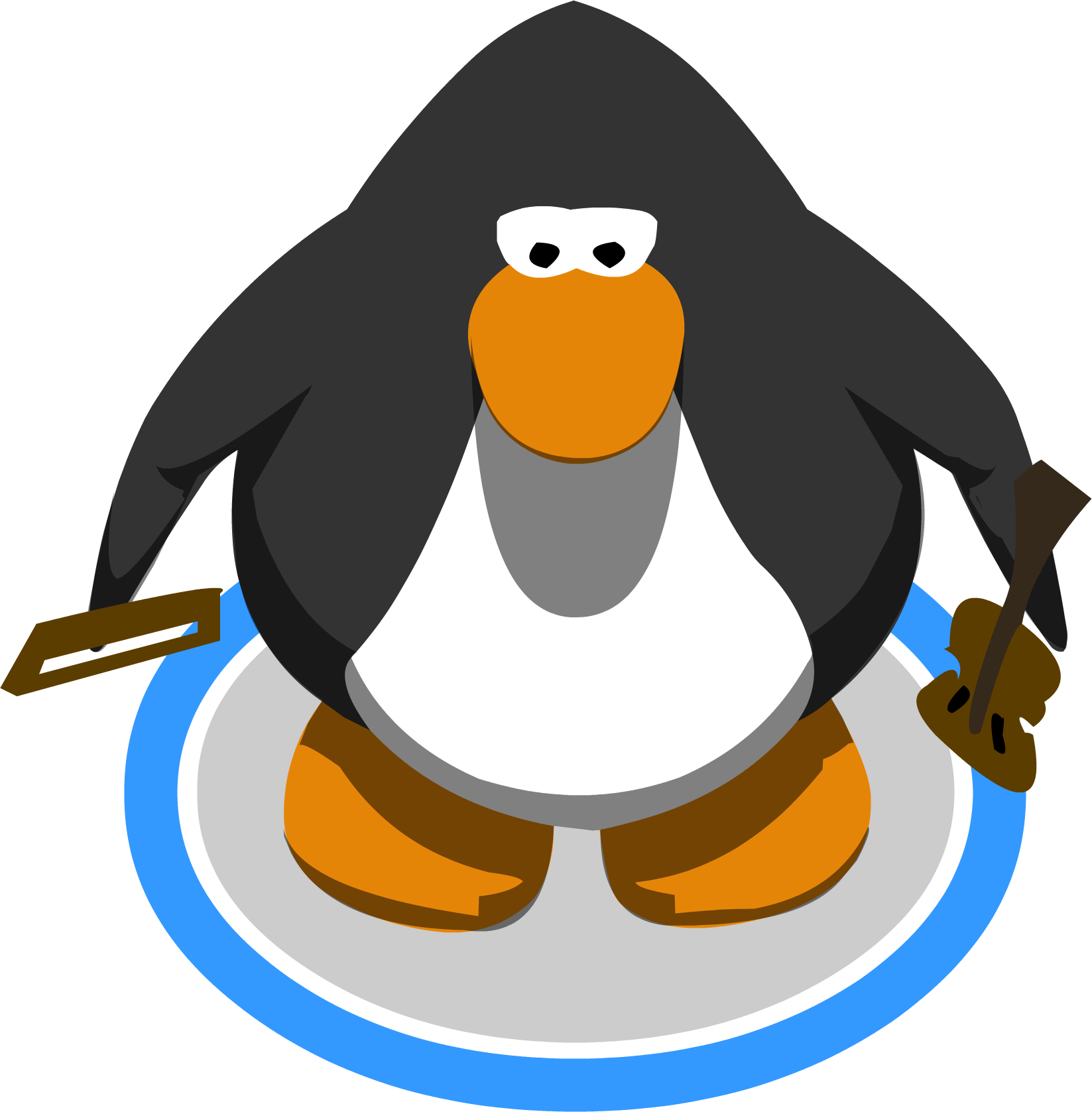 Violin2 - Red Penguin Club Penguin (1647x1677)