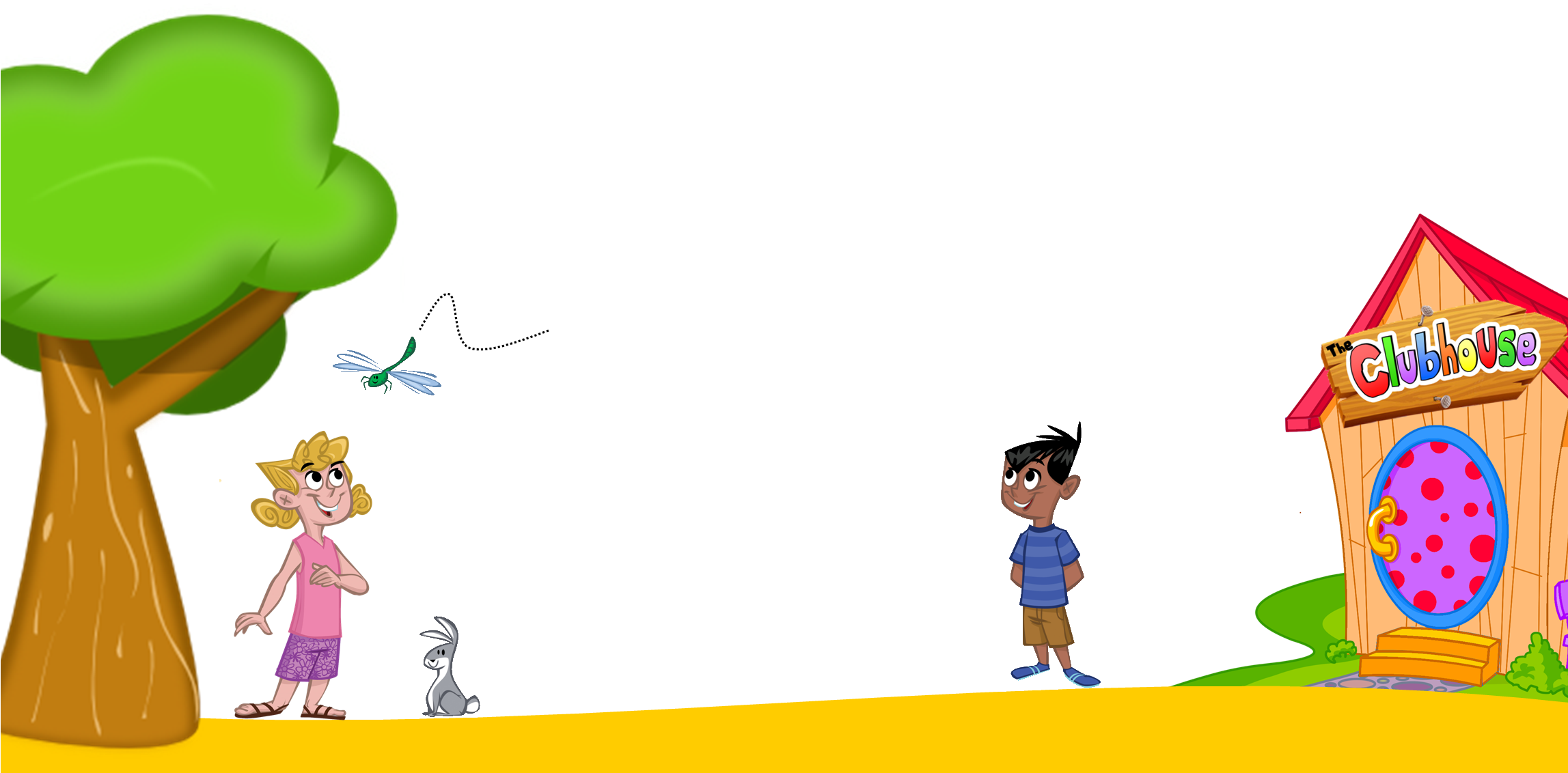 Clubhouse Footer - Trees Clip Art (2294x1138)