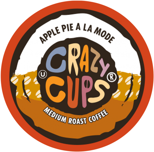 Crazy Cups Apple Pie A La Mode, Single Serve Coffee - Crazy Cups Decaf Flavor Nation's Selection Single Serve (506x580)