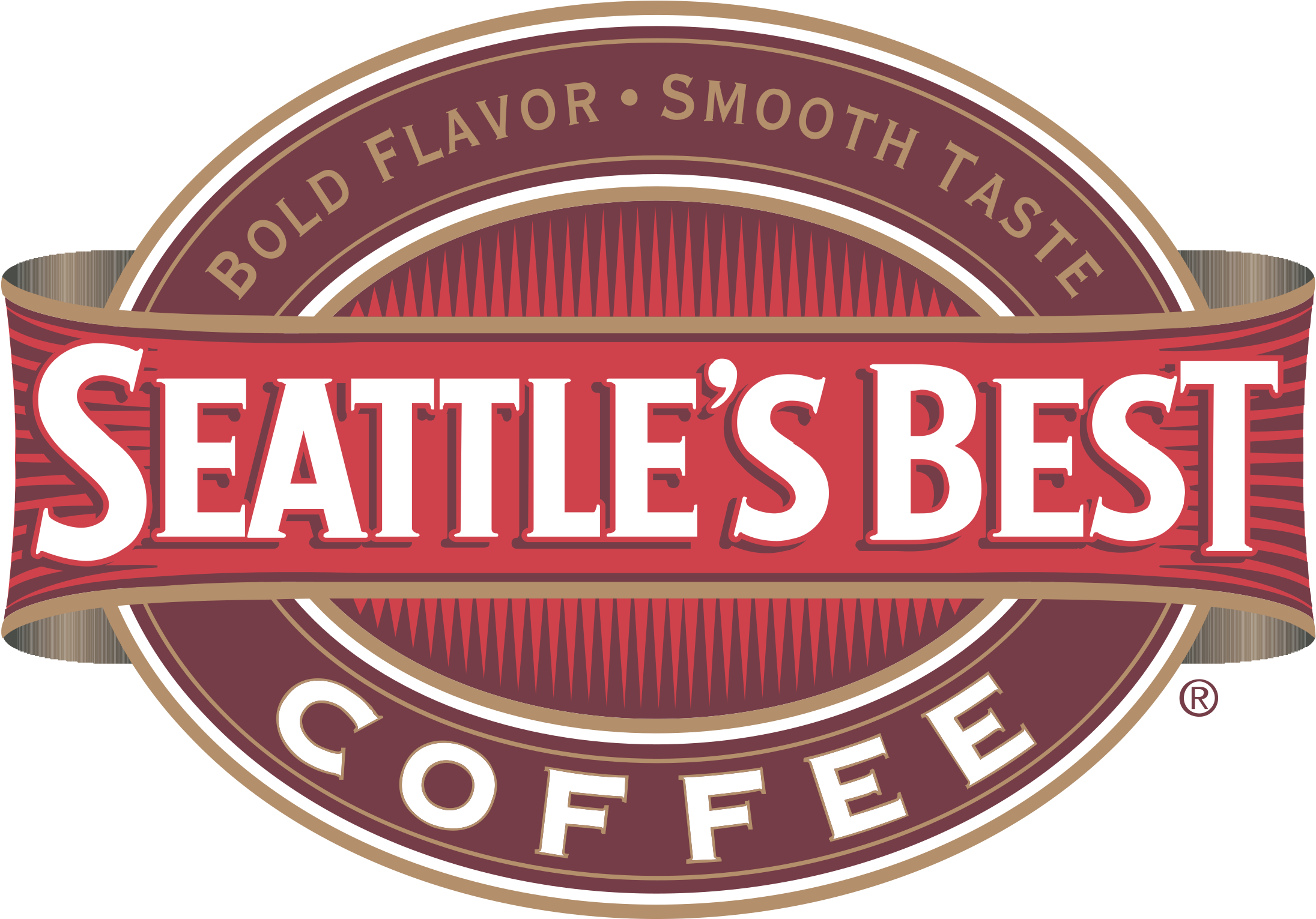 Seattle's Best Coffee Logo Black And White - Seattle's Best Coffee (2400x2400)