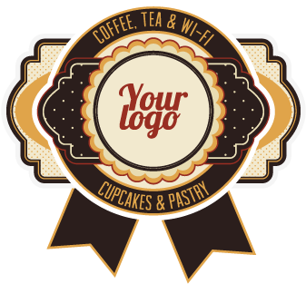 Coffee Shop Logo Template - Baby Shower (400x400)
