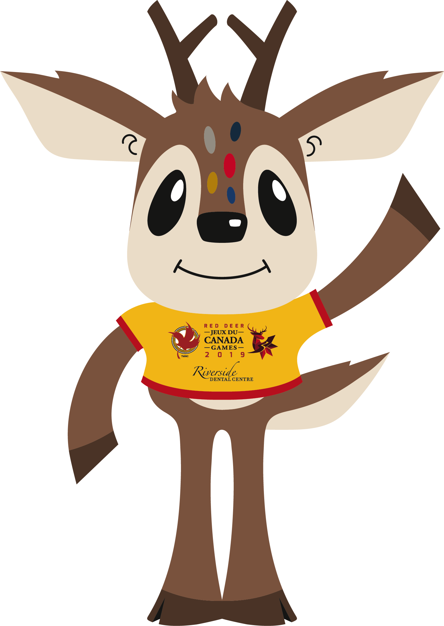 Games Mascot Ready To Lead The Excitement In - 2019 Canada Winter Games Mascot (1541x2173)