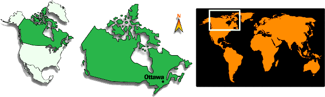 Carte Canada - Lets Go Somewhere Rolled Canvas Art - Jo Moulton (12 (663x209)