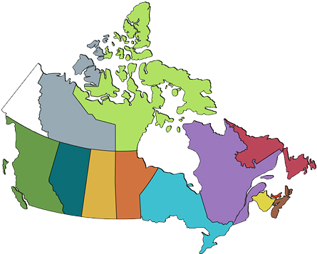Please Choose A Public Legal Education Site In The - Regions Of Canada In French (470x360)