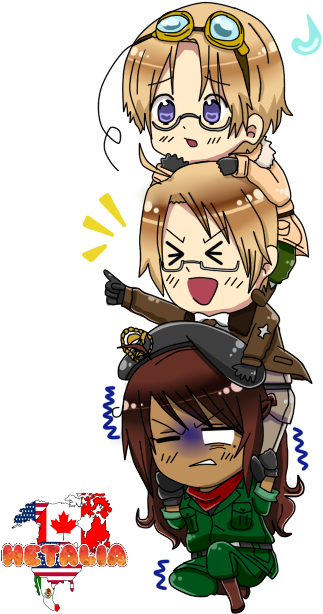 Canada, America, And Mexico By Vanesserzz - Canada America And Mexico (450x639)