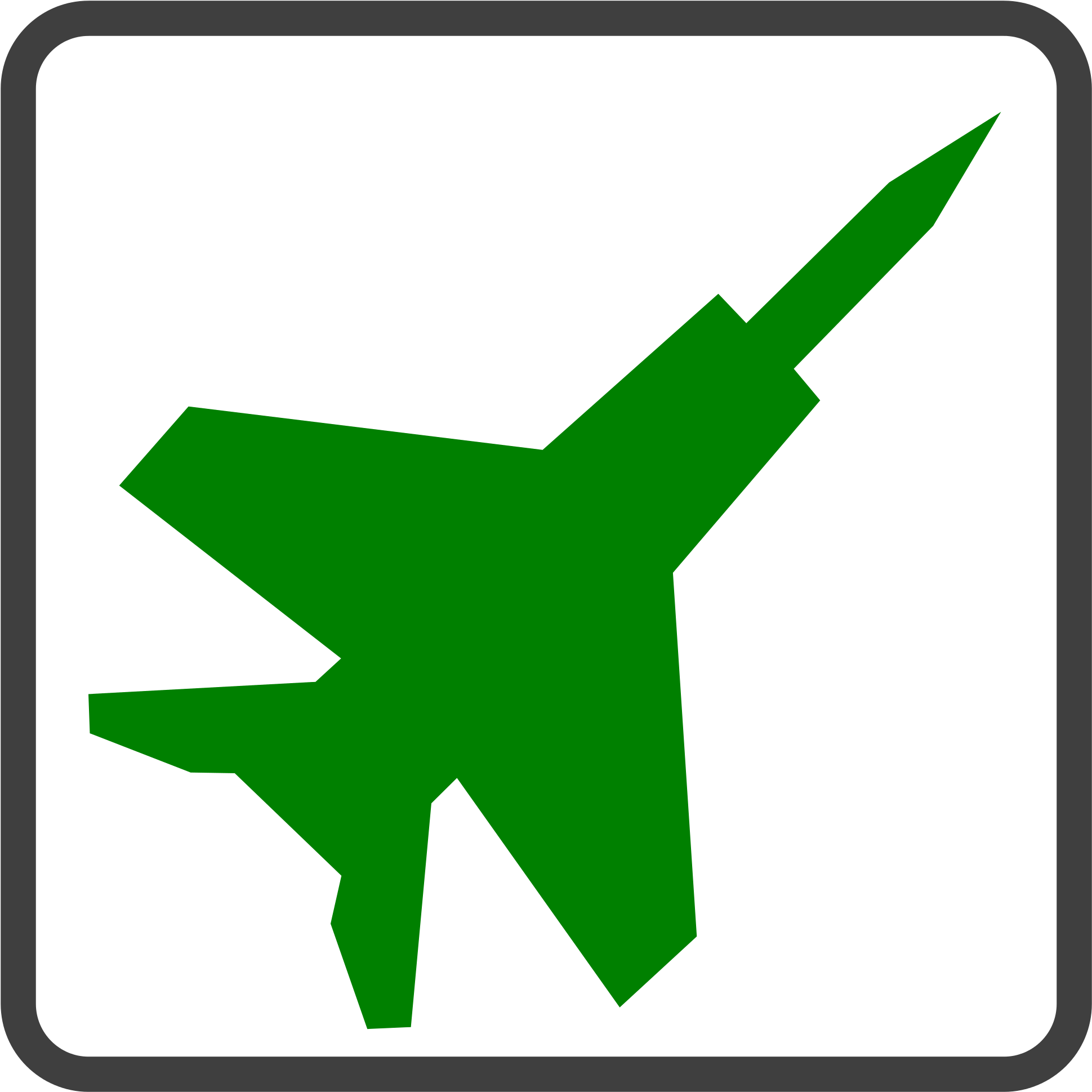 Open - Fighter Jet Icon (2000x2000)