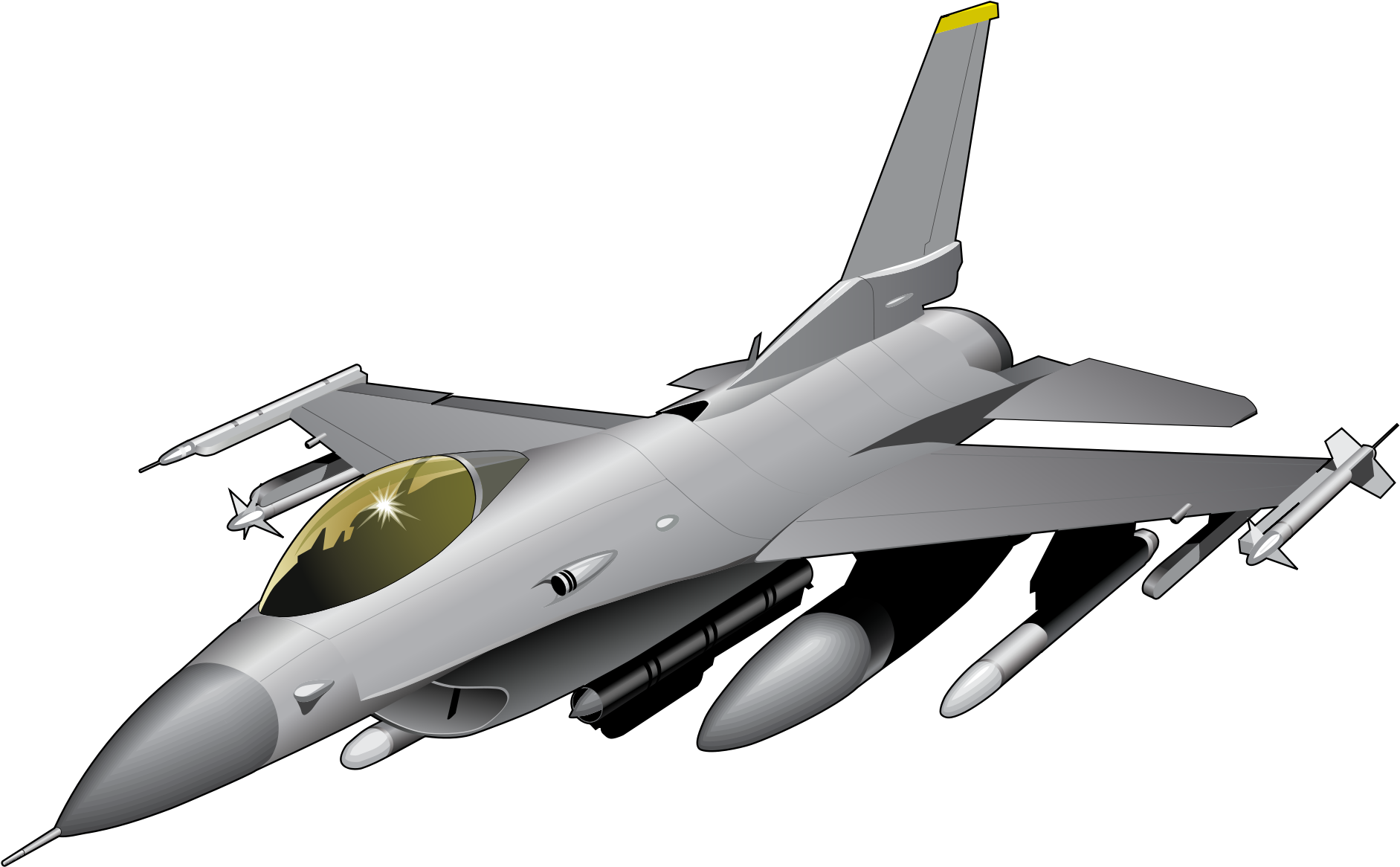 Supert Fighter Jet Clipart Fighter Jet Clipart - Fighter Jet Clip Art (2000x1183)