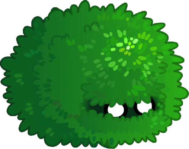 Bush Close Up - Illustration (628x493)