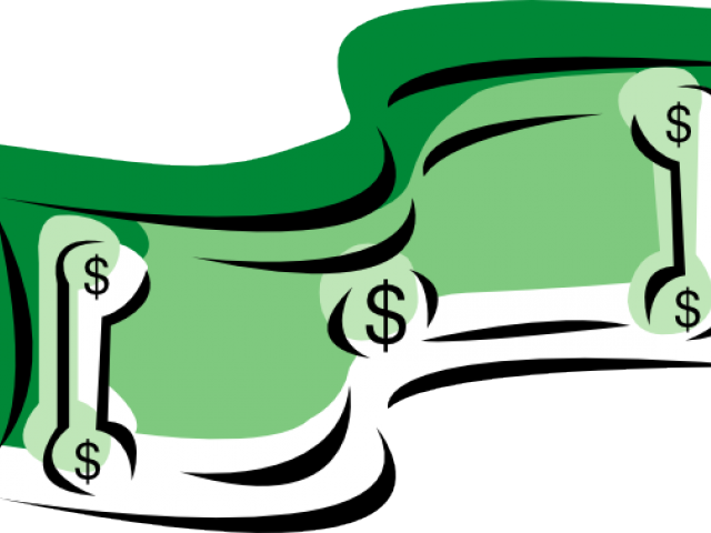 Dollar Clipart Vector - Dollar Bill Clip Art (640x480)