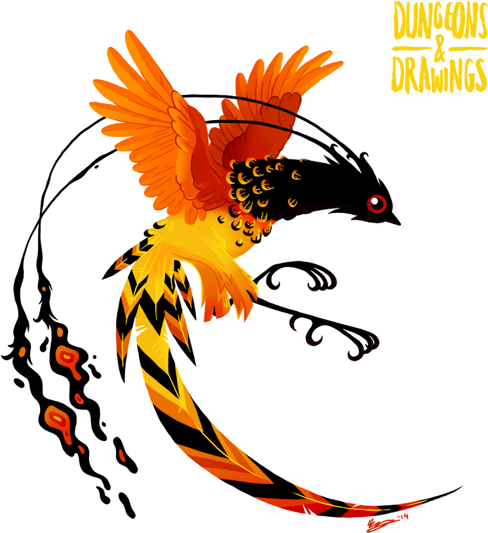 Epic Month - Phoenix - Dungeons And Drawings (750x812)
