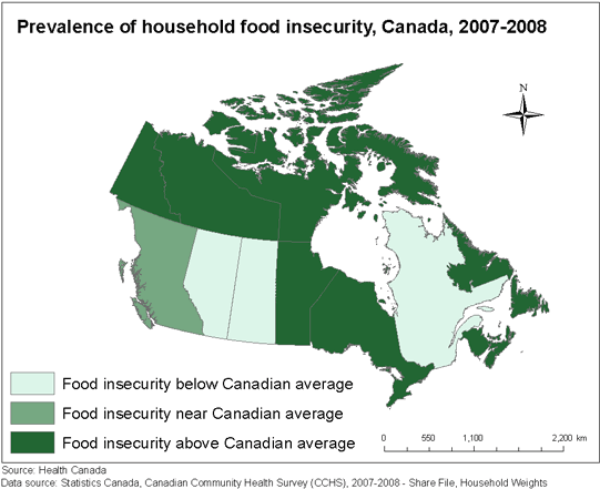 Prevalence Of Household Food Insecurity, Canada, 2007-2008 - Amscan Red Heavy Weight Plastic Forks 20 Pack (600x464)