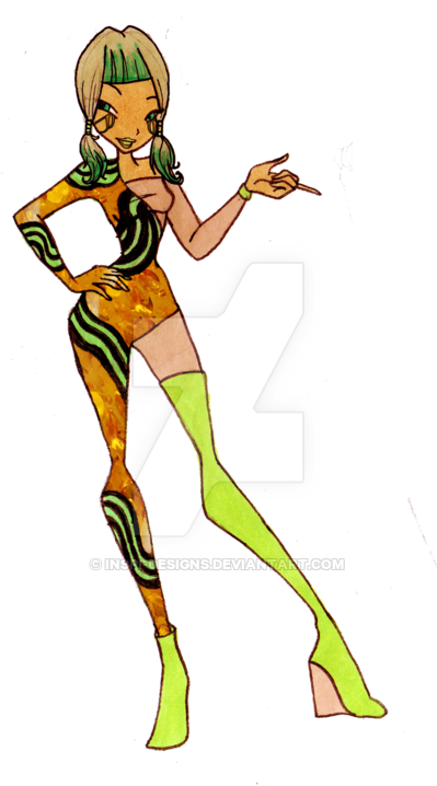 Amber, Witch Of Resin - Winx Club (400x736)