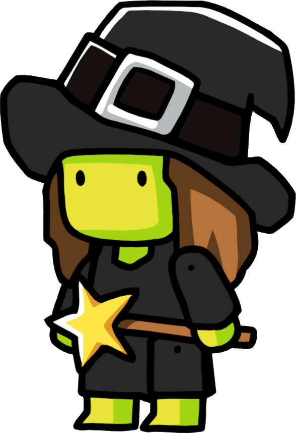 Warlock Female - Scribblenauts Wizard Of Oz (588x858)
