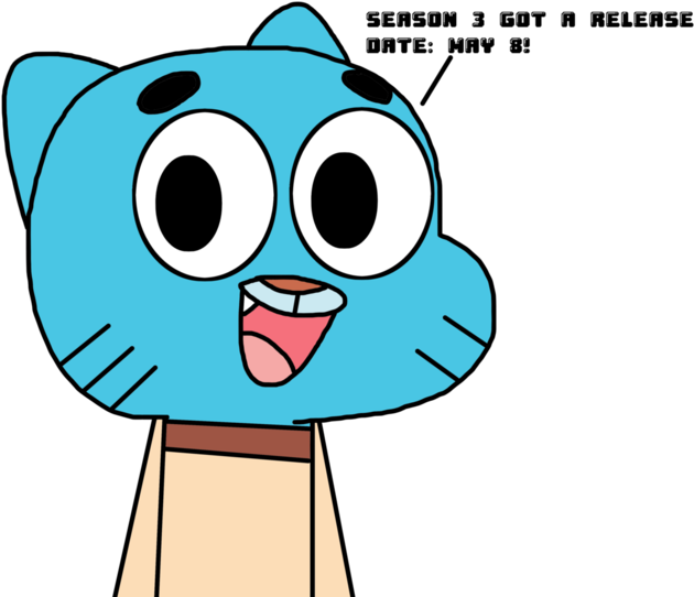 One Month For Season 3 Of Tawog By Marcospower1996 - The Amazing World Of Gumball (894x894)