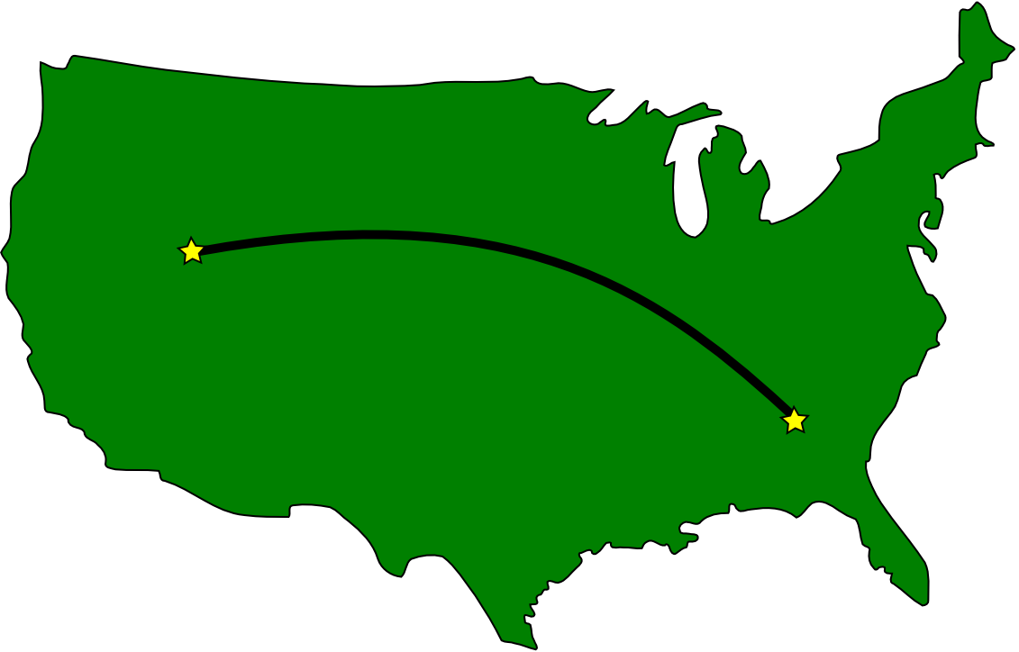In December Of 2015, I Moved From A College Town Where - 48 Continental States (1131x724)