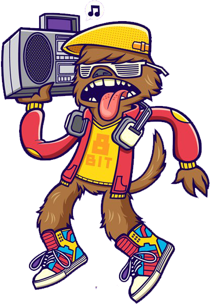 Drawing Cartoon Graffiti Hip Hop - Cartoon (503x806)