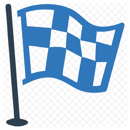 Checkered Flag Icon - Finish Line Flag Icon (512x512)