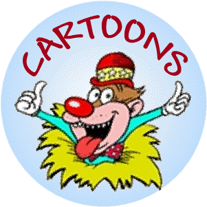 Cartoon Badge - Clown 5'x7'area Rug (375x375)