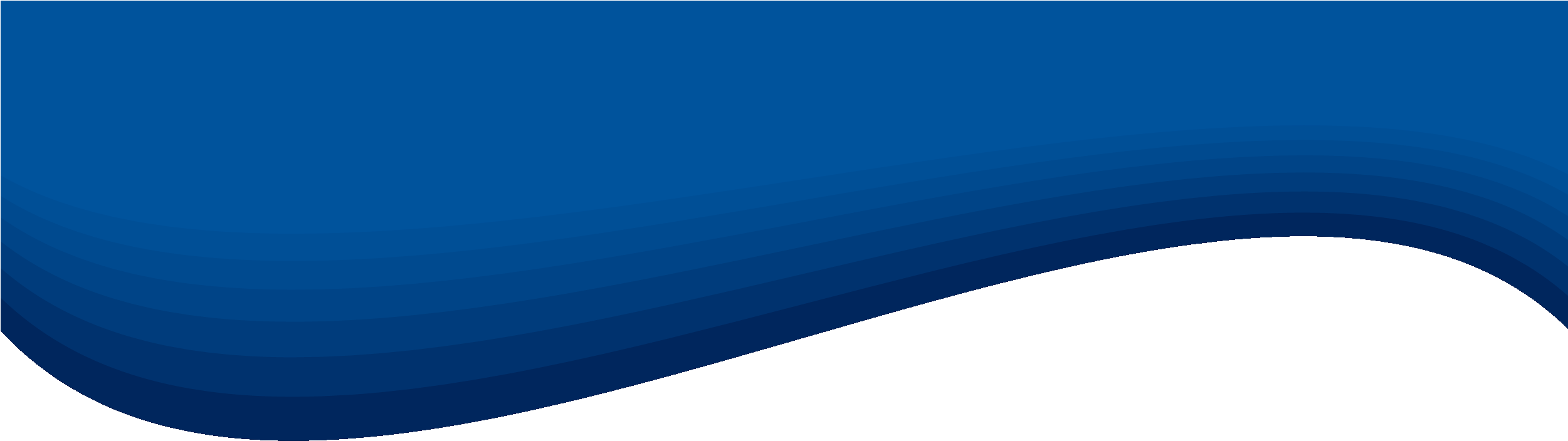 Wave Clipart Navy Blue - Blue Wave Vector Png (2500x1070)