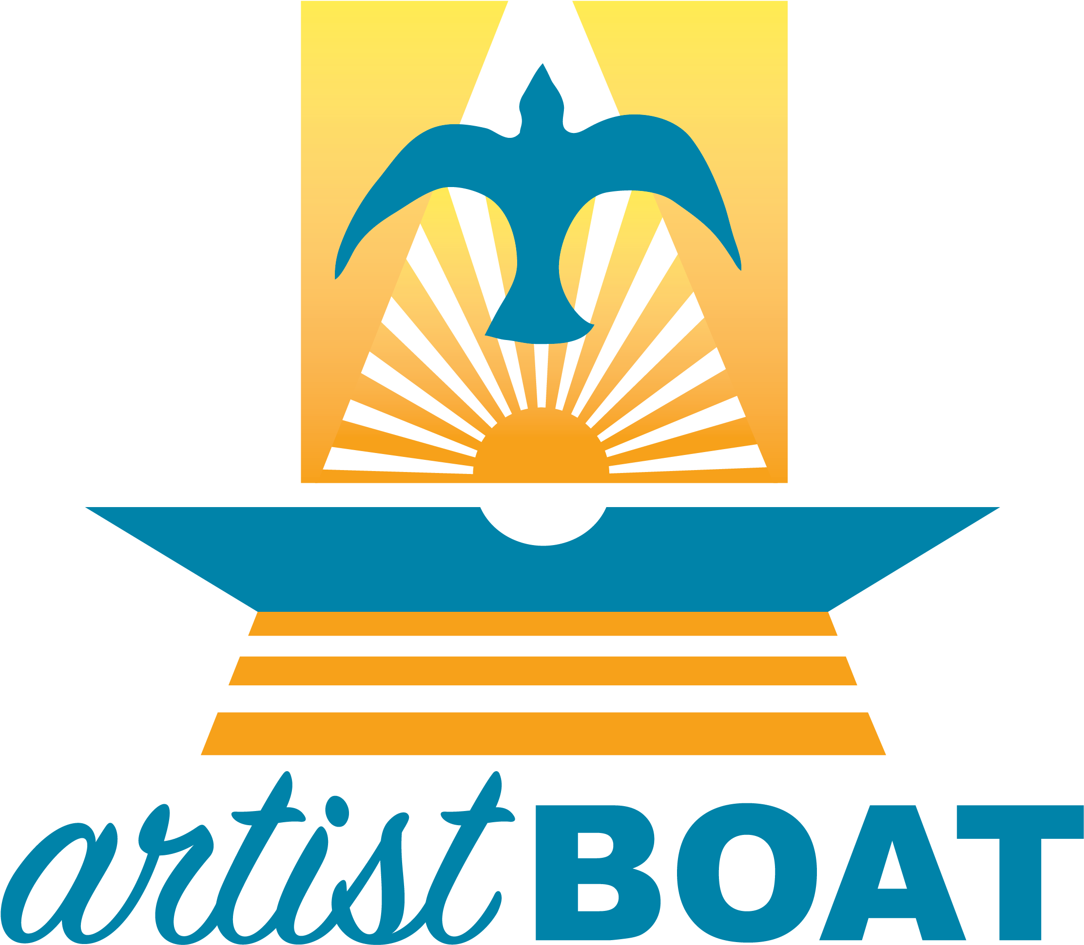 Artist Boat Logo Graphic Design Brand - Artist Boat (2325x2093)