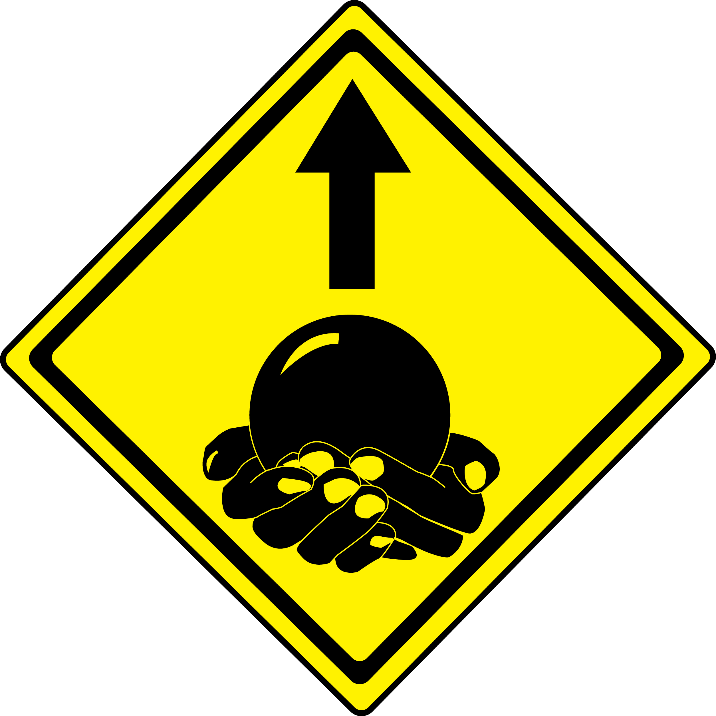 Fortune Teller Road Sign - Rambu Lalu Lintas Lampu Lalu Lintas (2509x2508)