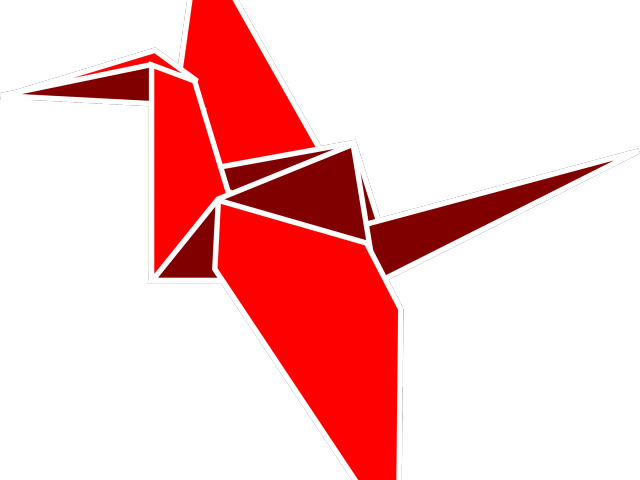 Origami Clipart Bird - Origami Burung (640x480)