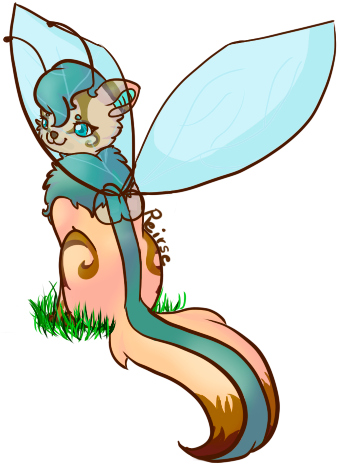 Sheila The Faerie Xweetok [neopets Related Art] By - Cartoon (340x465)