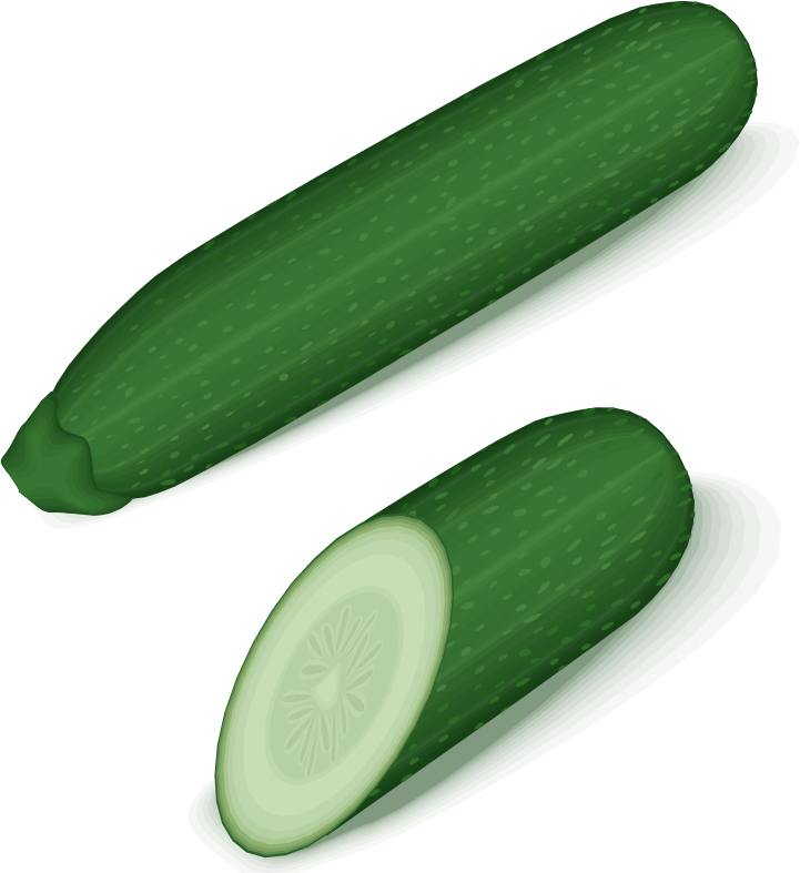 Medium Image - Zucchini Clipart Png (721x787)