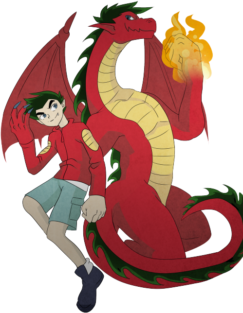 I Had Fun Making This Xd, Specially Because I Love - American Dragon: Jake Long (500x667)