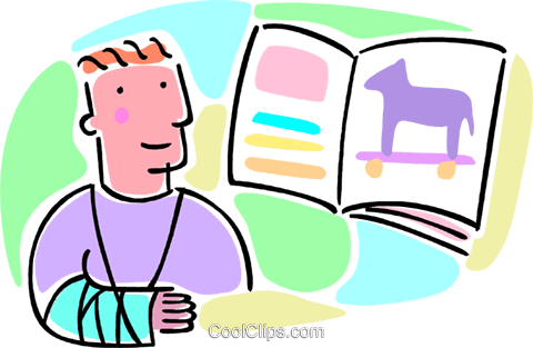 Boy With A Broken Arm Royalty Free Vector Clip Art - Boy With A Broken Arm Royalty Free Vector Clip Art (1083x700)