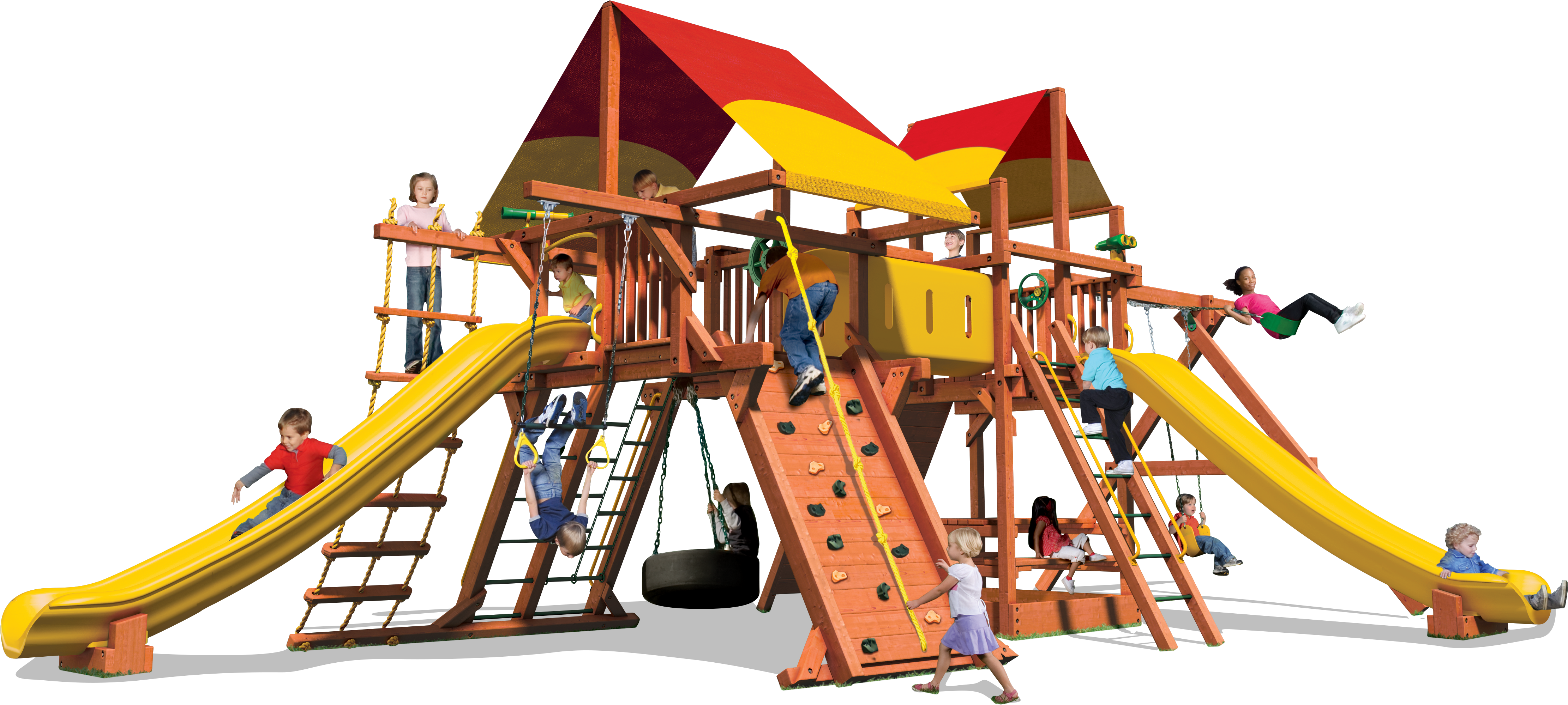 Outdoor Playsets - Playground Slide (4517x2059)