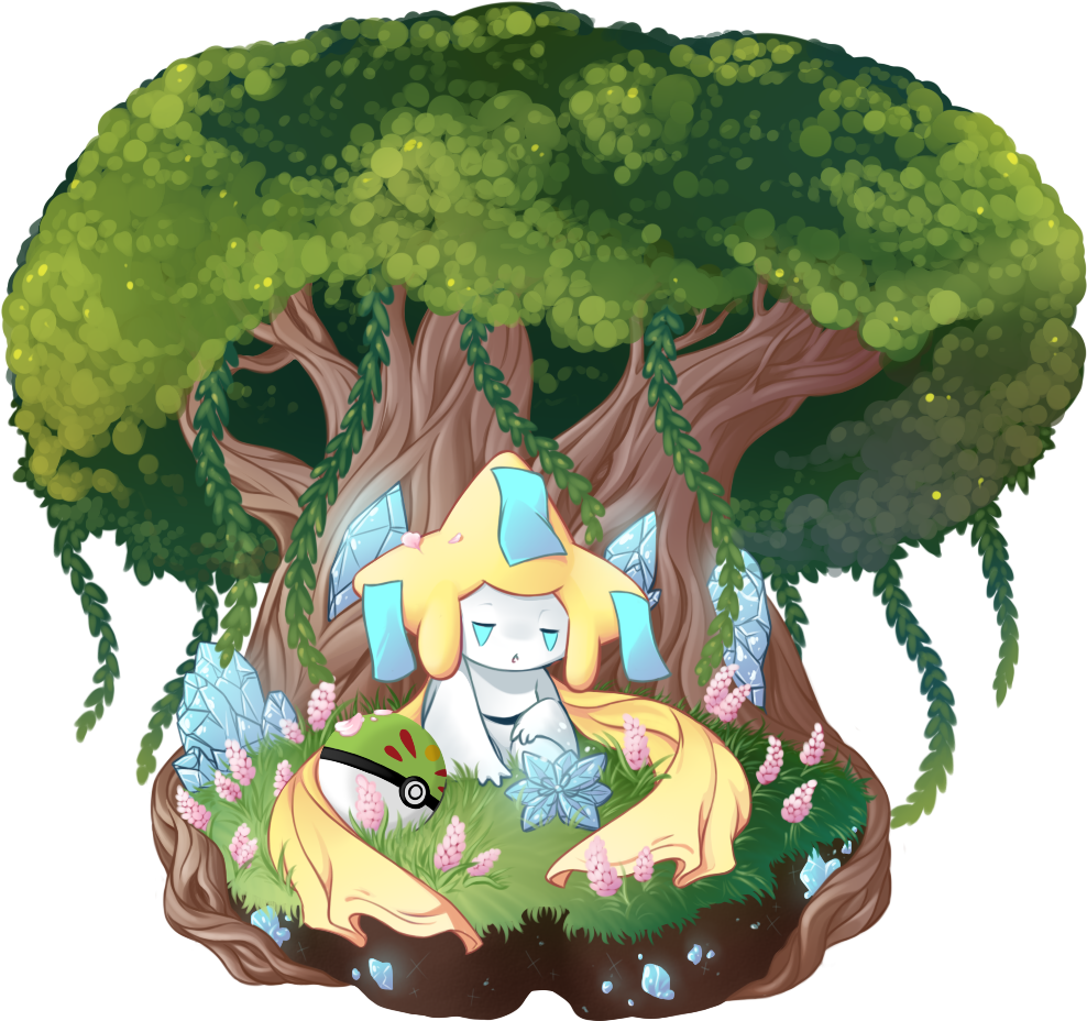 Under The Mythical Tree By Floofurr - Tree (1020x970)